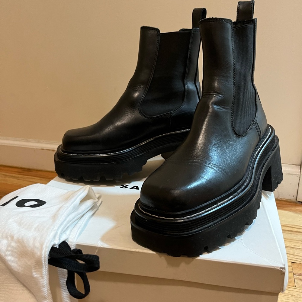 Sandro Platform Booties - Picture 3 of 7